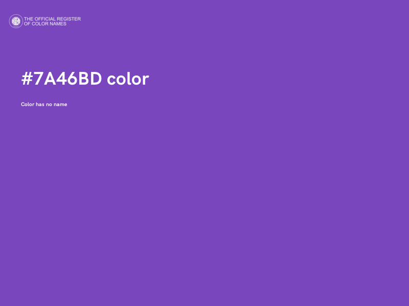 #7A46BD color image