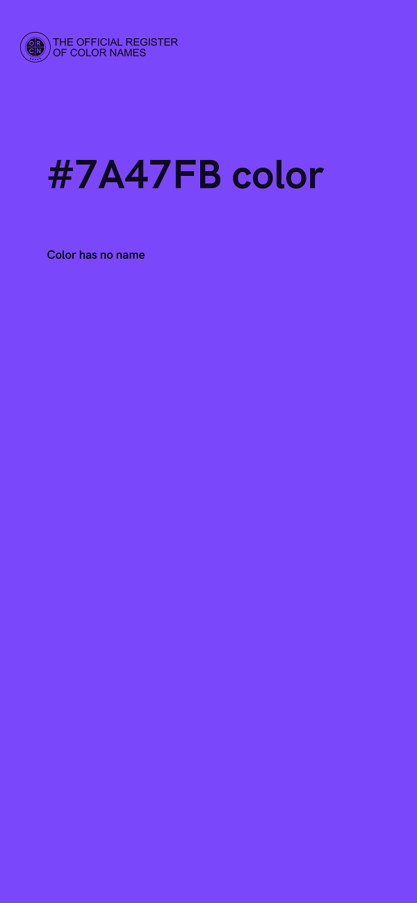 #7A47FB color image