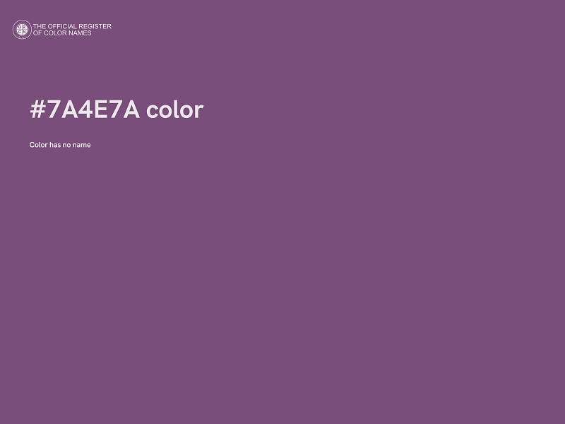 #7A4E7A color image