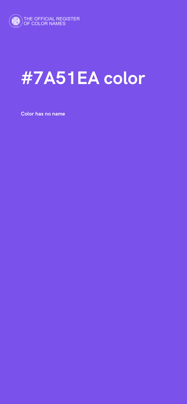 #7A51EA color image