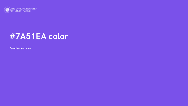 #7A51EA color image