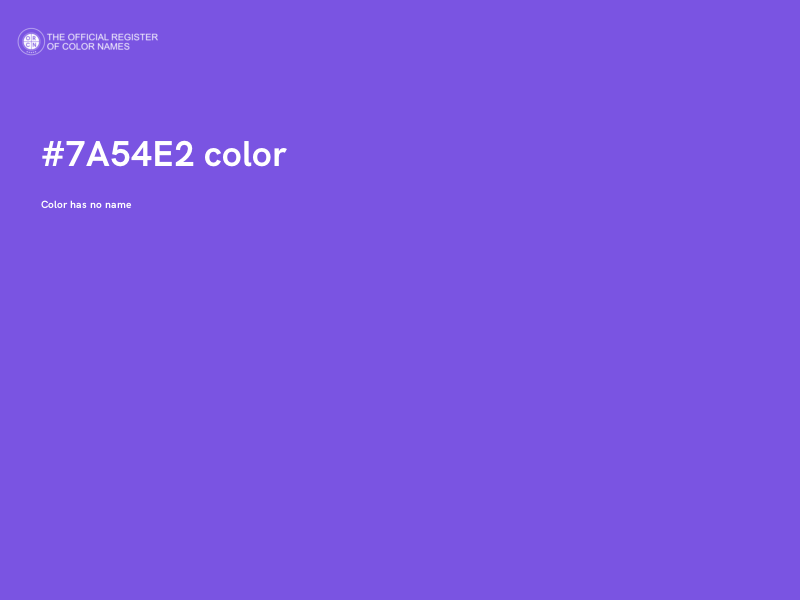#7A54E2 color image