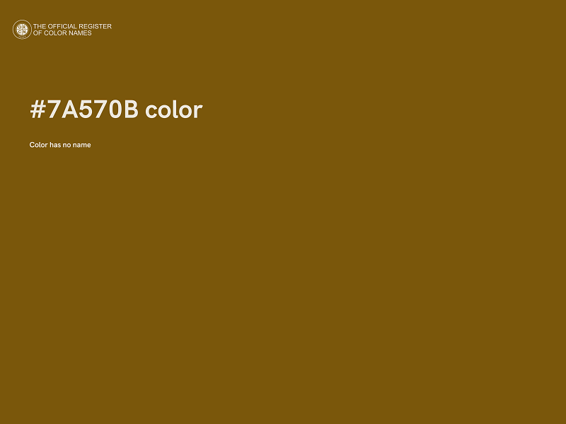#7A570B color image
