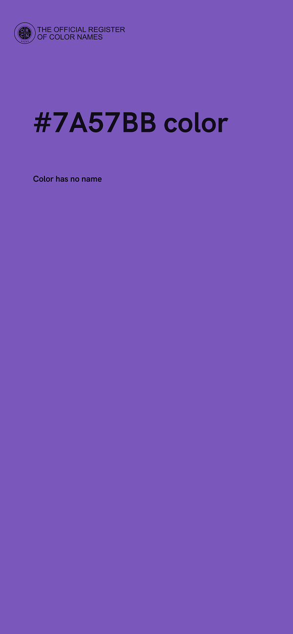 #7A57BB color image
