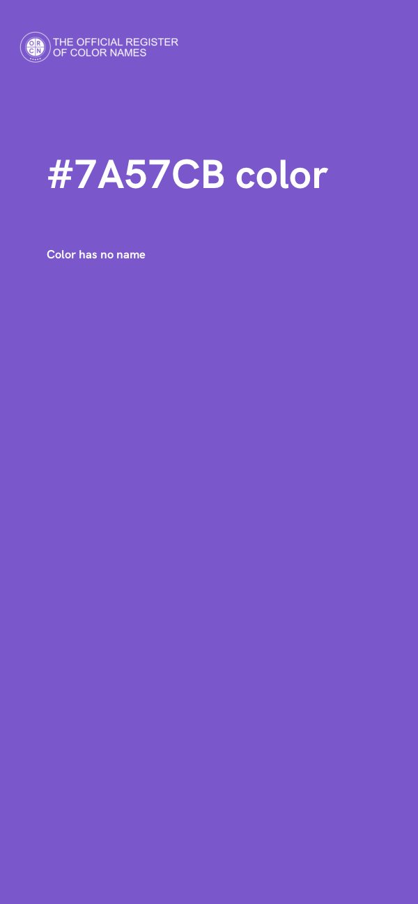 #7A57CB color image