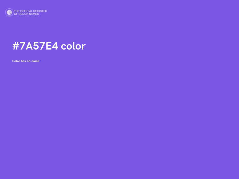 #7A57E4 color image