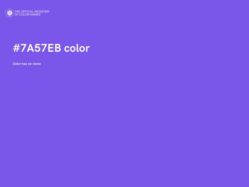 #7A57EB color image