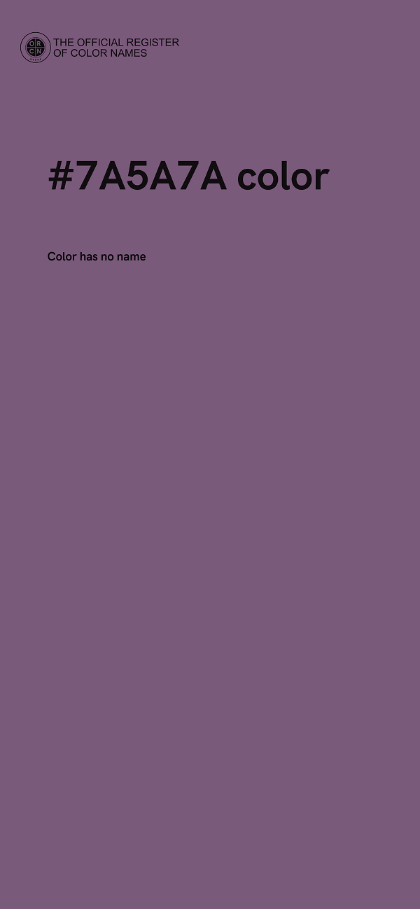 #7A5A7A color image