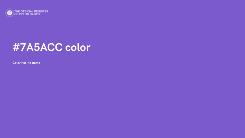#7A5ACC color image