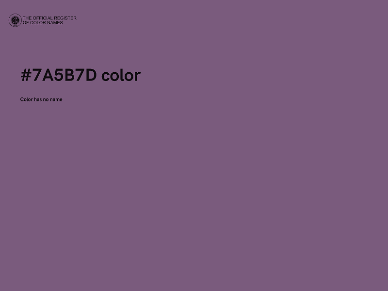 #7A5B7D color image