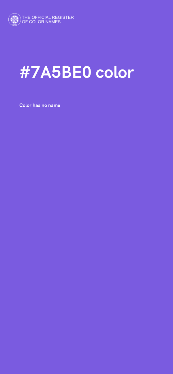 #7A5BE0 color image