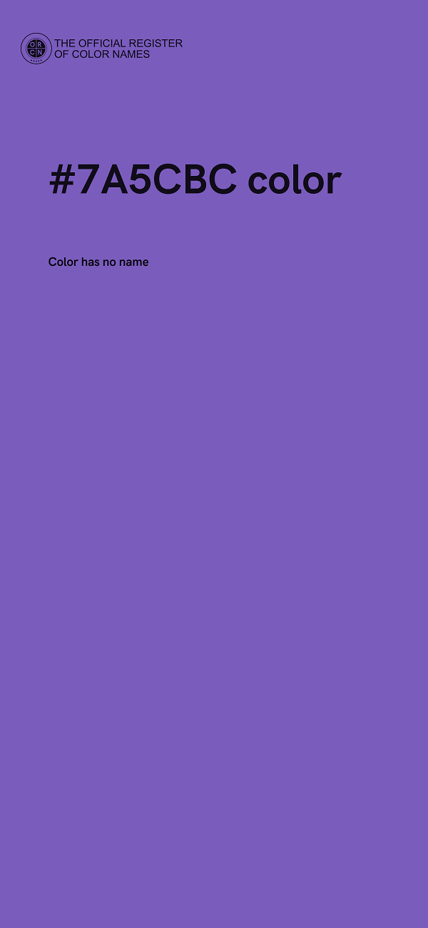 #7A5CBC color image