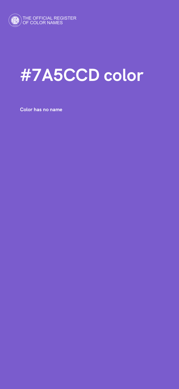 #7A5CCD color image