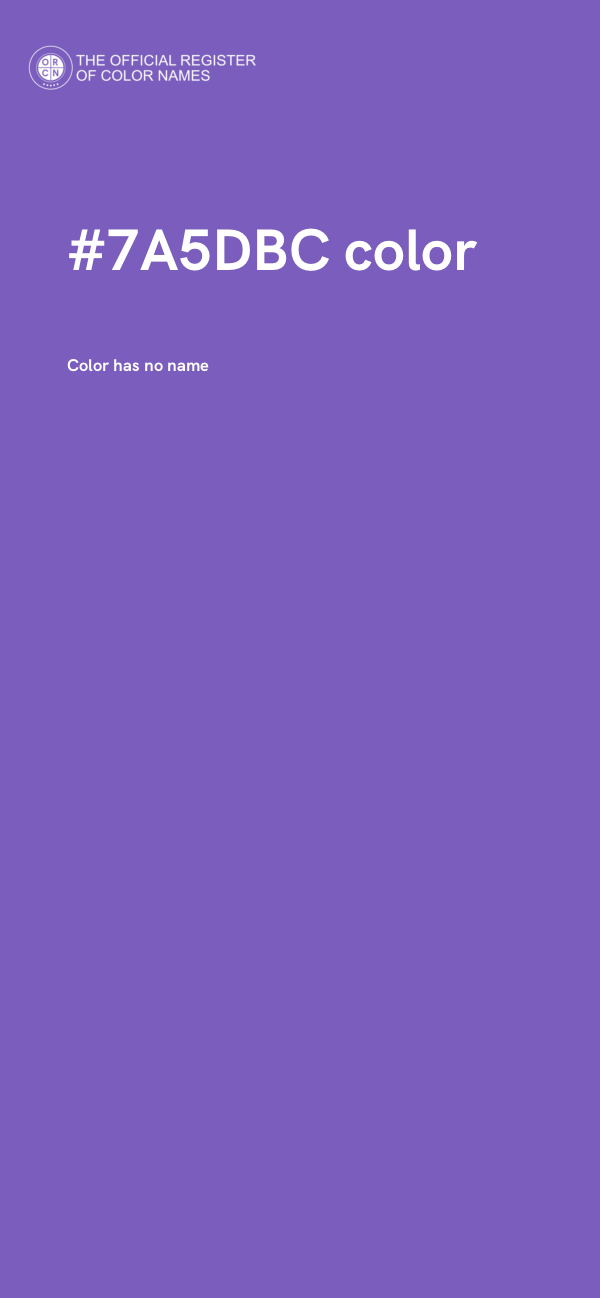 #7A5DBC color image