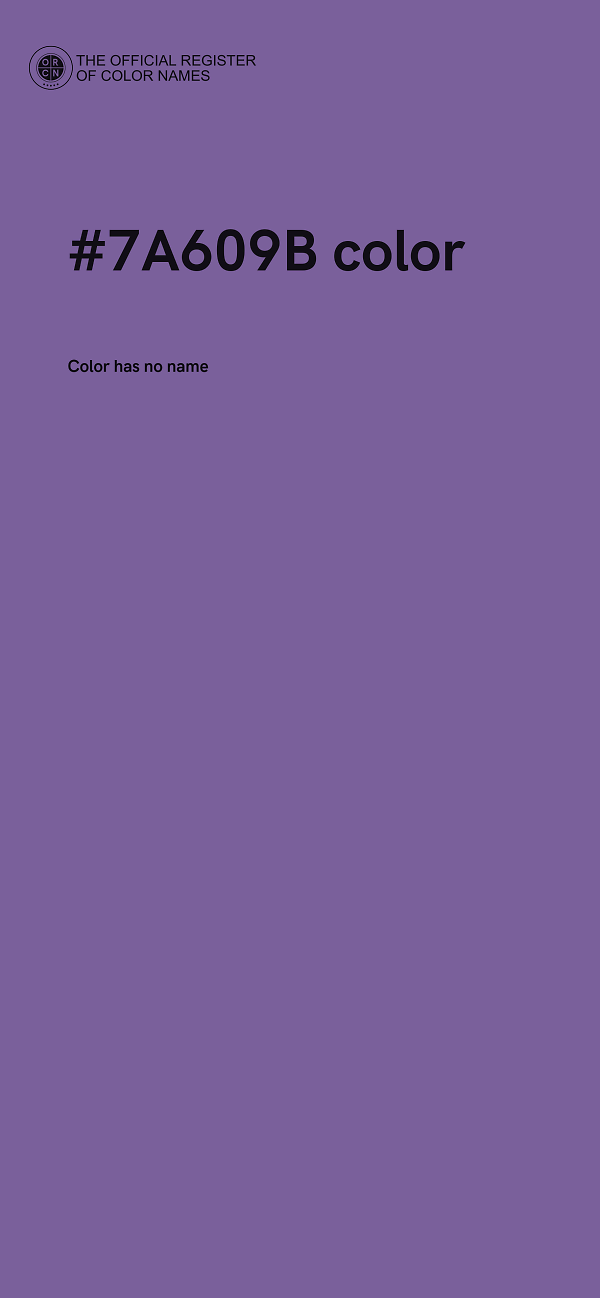 #7A609B color image