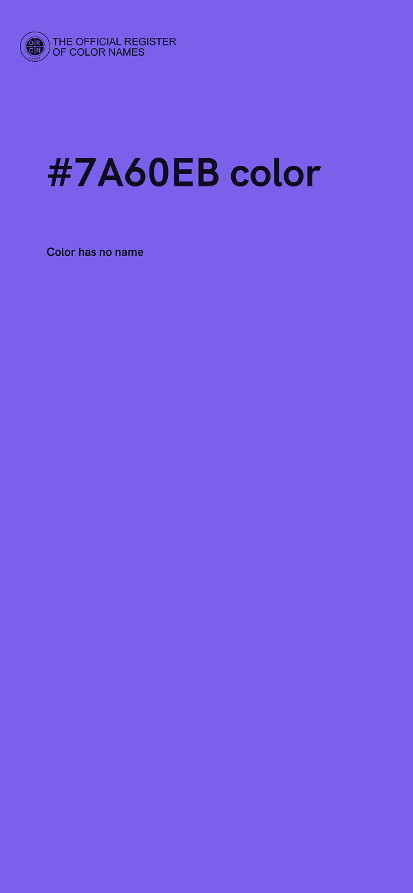 #7A60EB color image