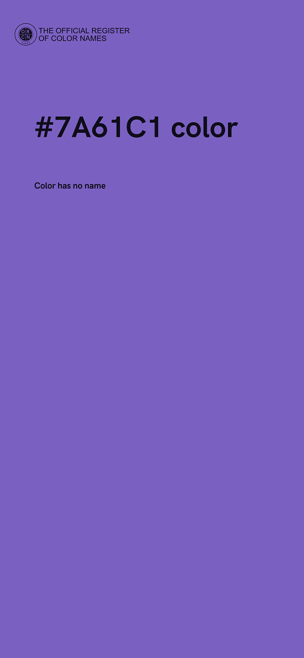 #7A61C1 color image