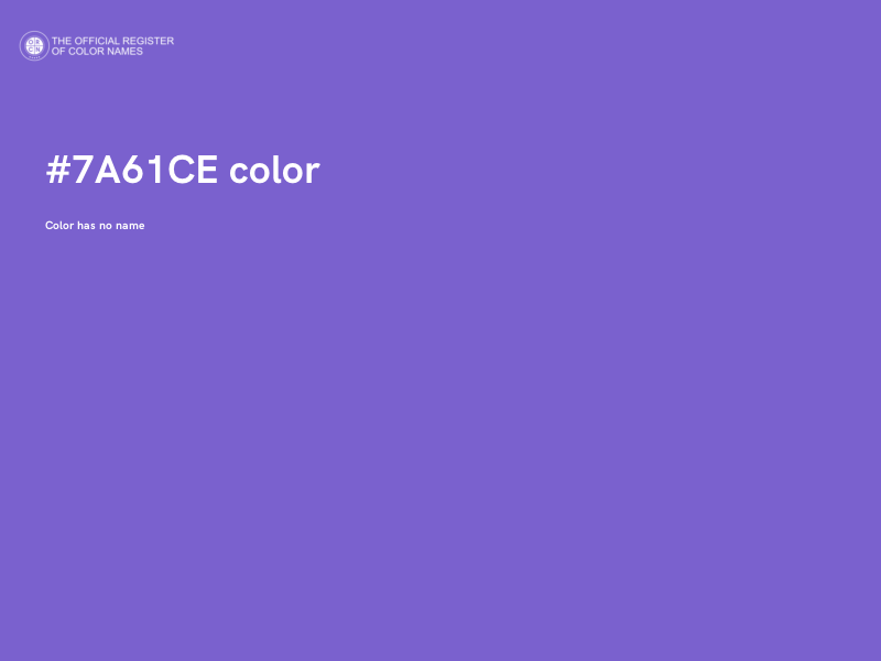 #7A61CE color image