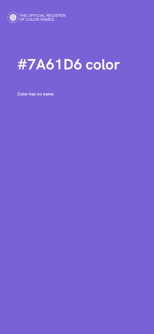 #7A61D6 color image