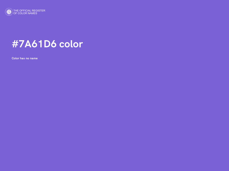 #7A61D6 color image