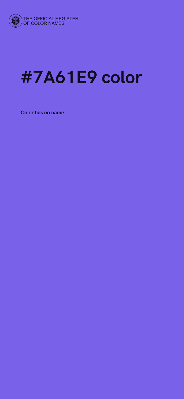 #7A61E9 color image