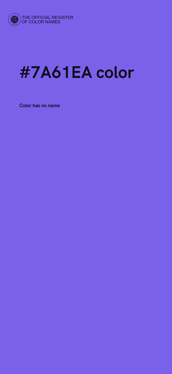 #7A61EA color image