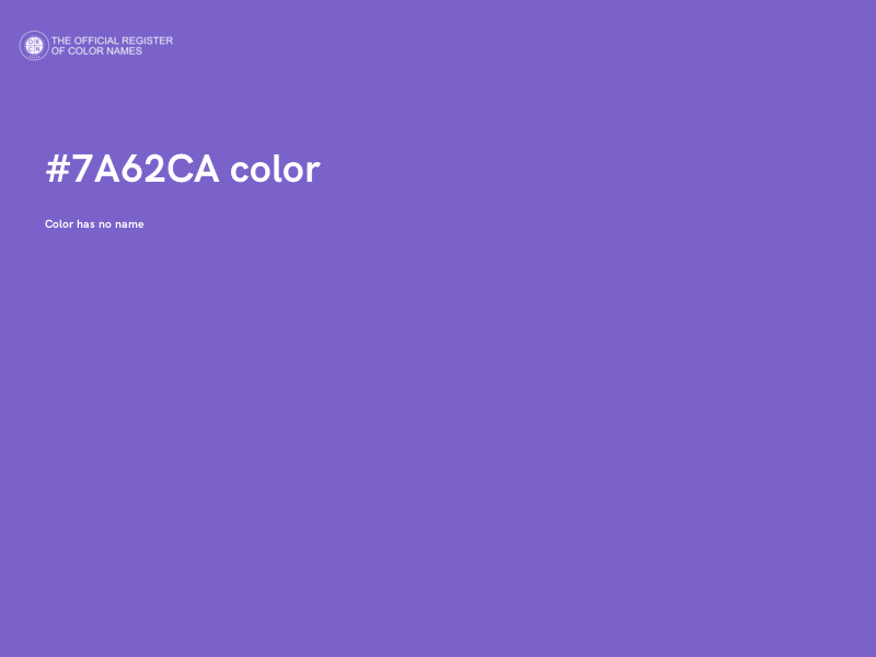 #7A62CA color image