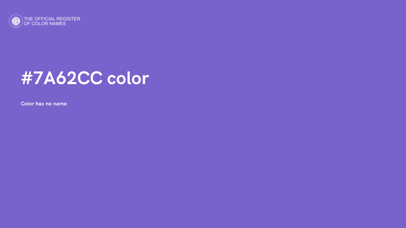 #7A62CC color image