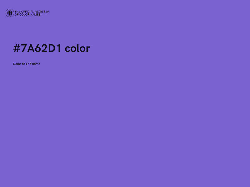 #7A62D1 color image