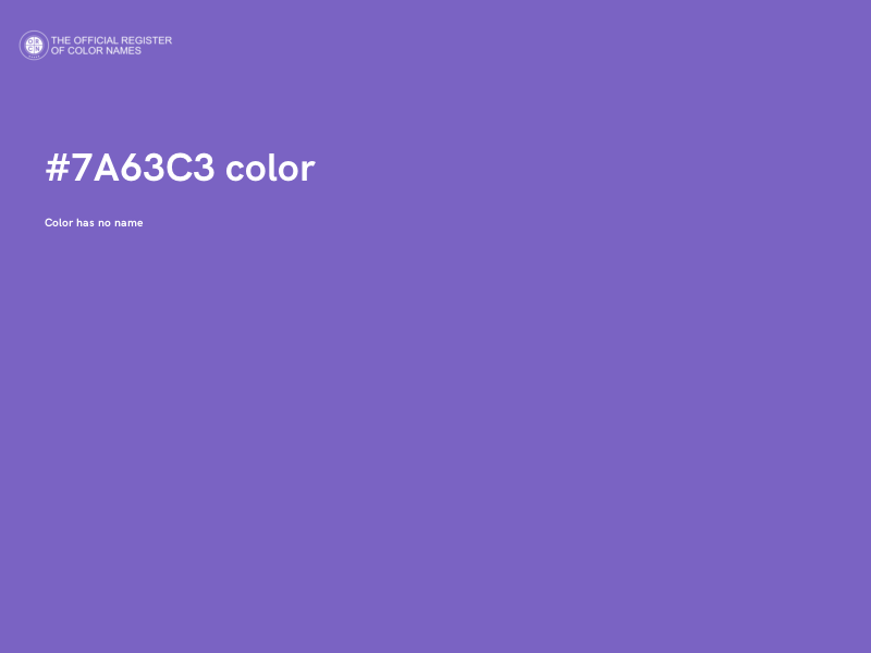 #7A63C3 color image