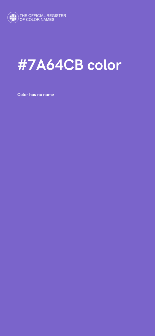#7A64CB color image