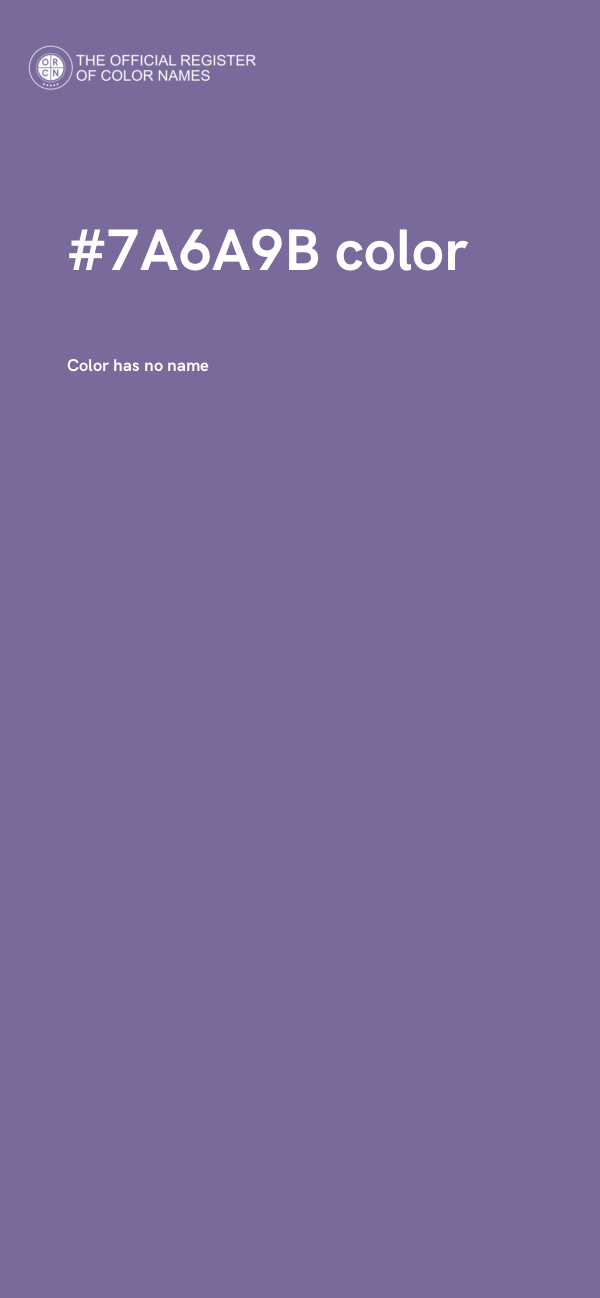 #7A6A9B color image
