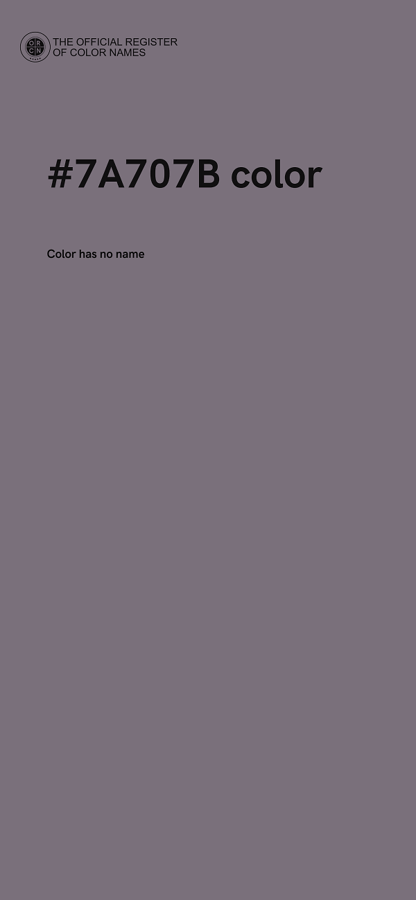 #7A707B color image