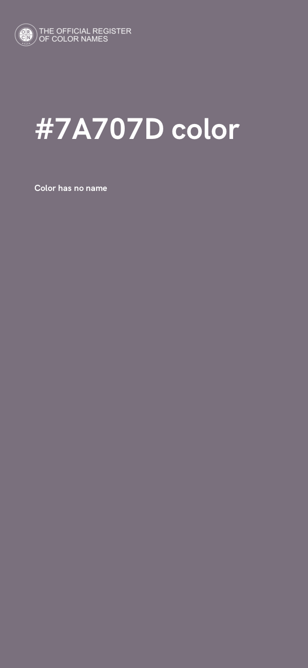 #7A707D color image