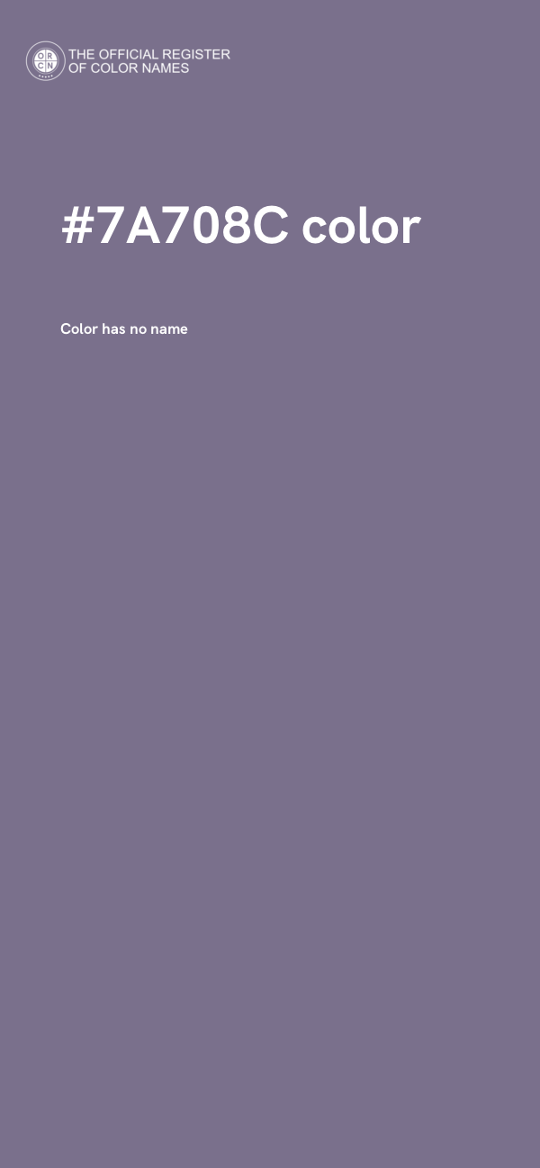#7A708C color image