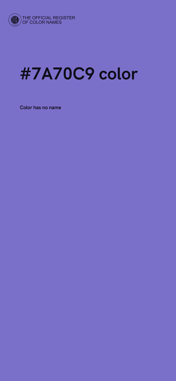 #7A70C9 color image