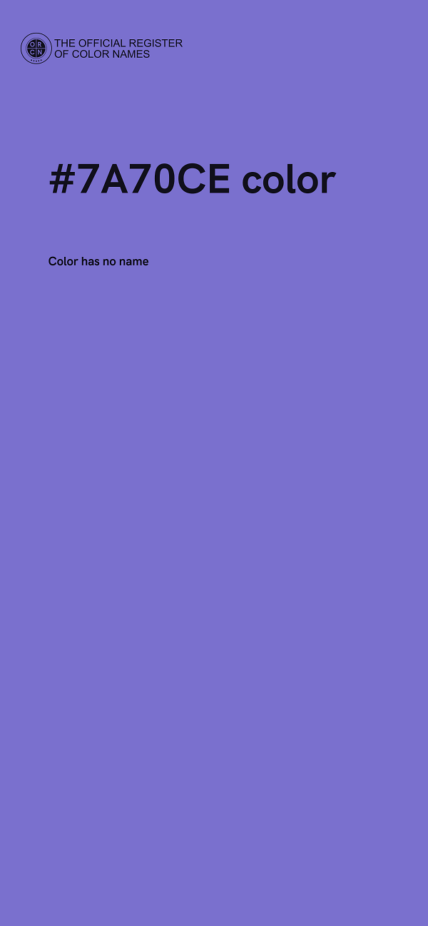 #7A70CE color image
