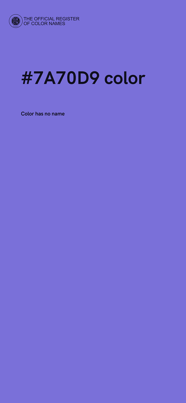 #7A70D9 color image