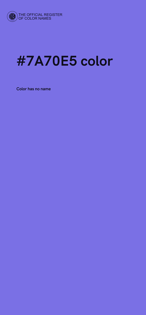 #7A70E5 color image