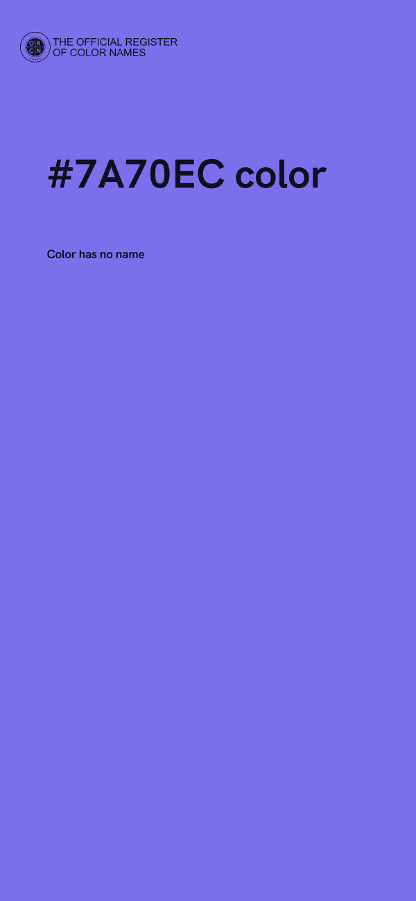#7A70EC color image