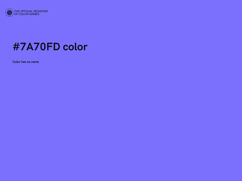 #7A70FD color image