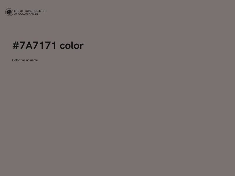 #7A7171 color image