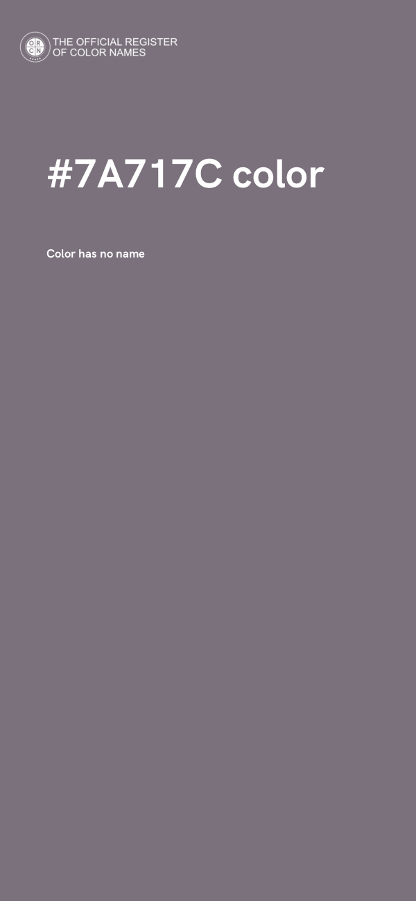 #7A717C color image