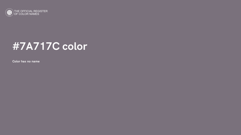 #7A717C color image