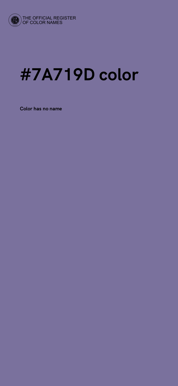 #7A719D color image