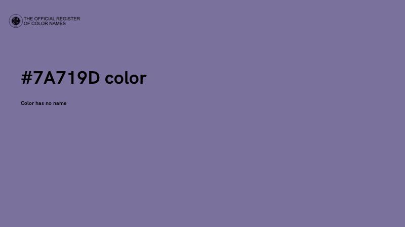 #7A719D color image