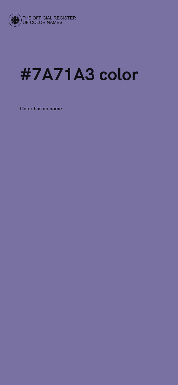 #7A71A3 color image