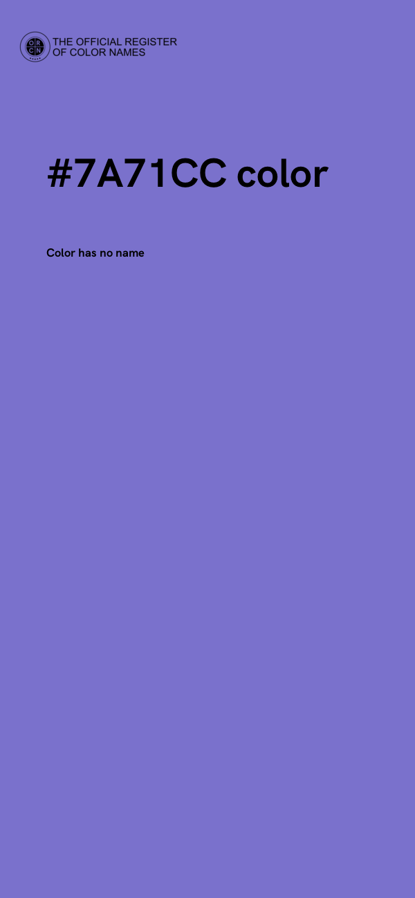 #7A71CC color image