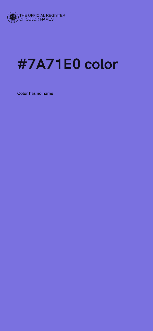 #7A71E0 color image