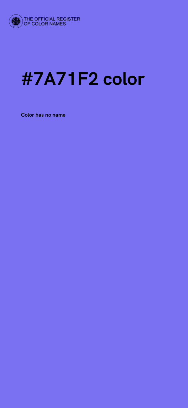 #7A71F2 color image